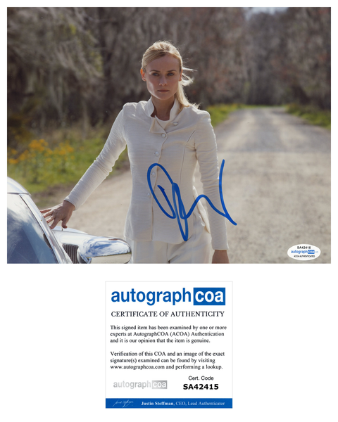 Diane Kruger Sexy Signed Autograph 8x10 Photo ACOA - Outlaw Hobbies Authentic Autographs