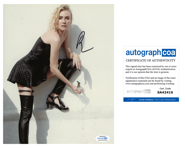 Diane Kruger Sexy Signed Autograph 8x10 Photo ACOA #2 - Outlaw Hobbies Authentic Autographs