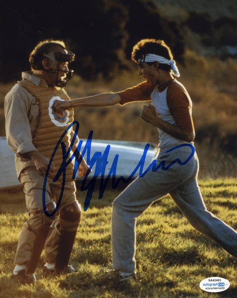 Ralph Macchio Cobra Kai Signed Autograph 8x10 Photo ACOA #13 Karate Kid - Outlaw Hobbies Authentic Autographs