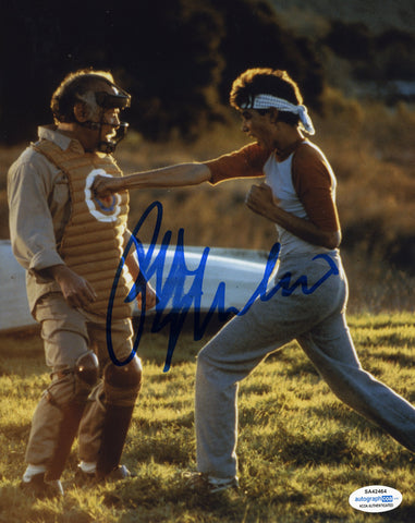 Ralph Macchio Cobra Kai Signed Autograph 8x10 Photo ACOA #14 Karate Kid - Outlaw Hobbies Authentic Autographs