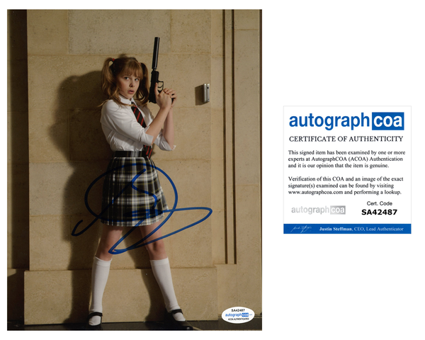 Chloe Moretz Kick Ass Signed Autograph 8x10 Photo #14 ACOA