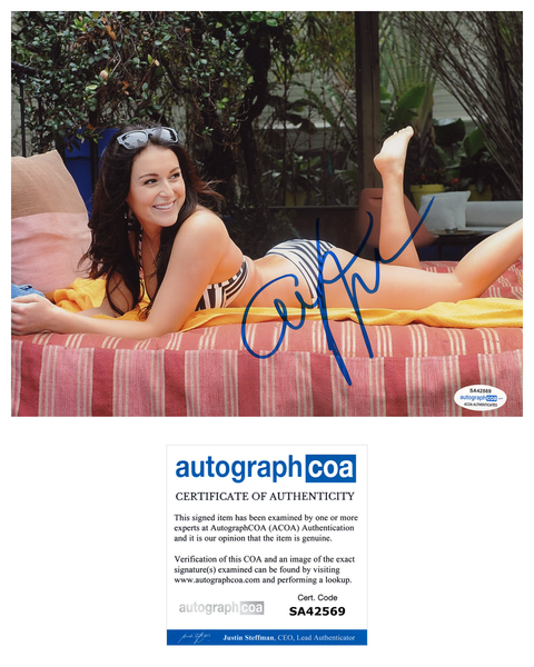 Alexa PenaVega Signed Autograph 8x10 Photo ACOA Sexy