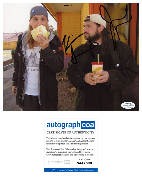 Kevin Smith & Jason Mewes Jay and Silent Bob Signed Autograph 8x10 Photo ACOA #3