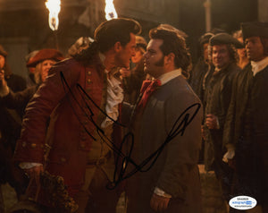 Luke Evans & Josh Gad Beauty and the Beast Signed Autograph 8x10 Photo ACOA #2