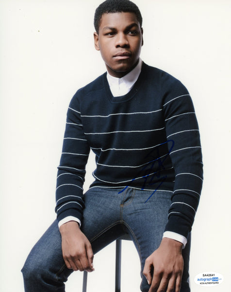 John Boyega Star Wars Signed Autograph 8x10 Photo ACOA