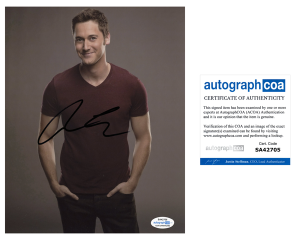 Ryan Eggold New Amsterdam Signed Autograph 8x10 Photo ACOA #2