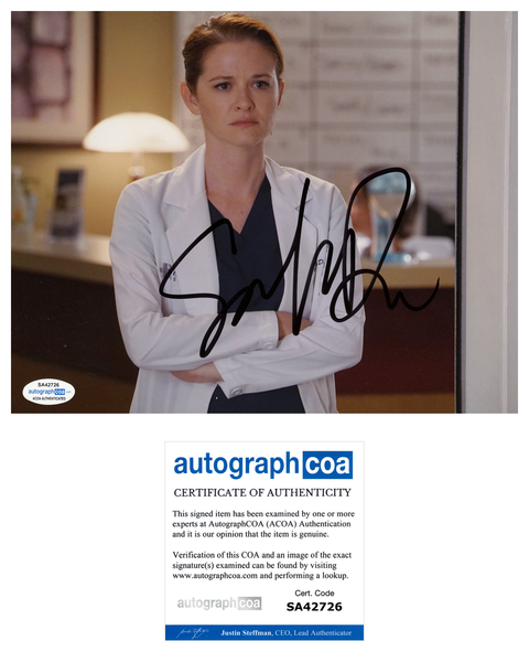 Sarah Drew Grey's Anatomy Signed Autograph 8x10 Photo ACOA #2