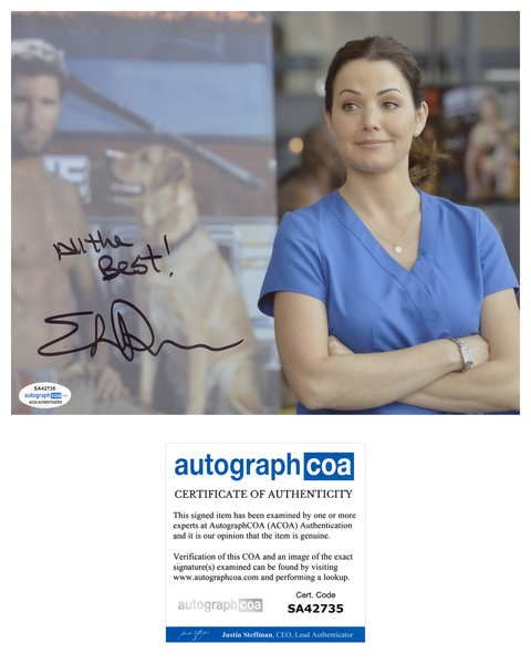 Erica Durance Saving Hope Sexy Signed Autograph 8x10 Photo ACOA #8