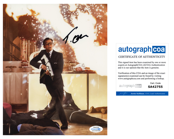 Taron Egerton Kingsman Signed Autograph 8x10 Photo ACOA #6