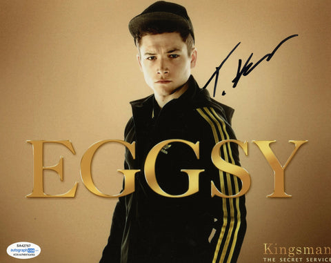 Taron Egerton Kingsman Signed Autograph 8x10 Photo ACOA #8