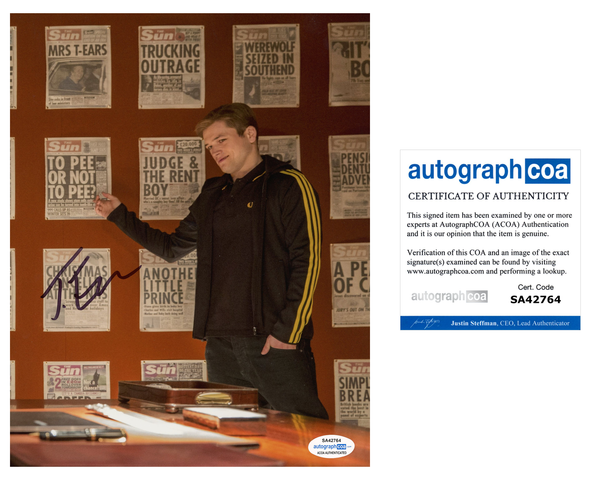Taron Egerton Kingsman Signed Autograph 8x10 Photo ACOA #13