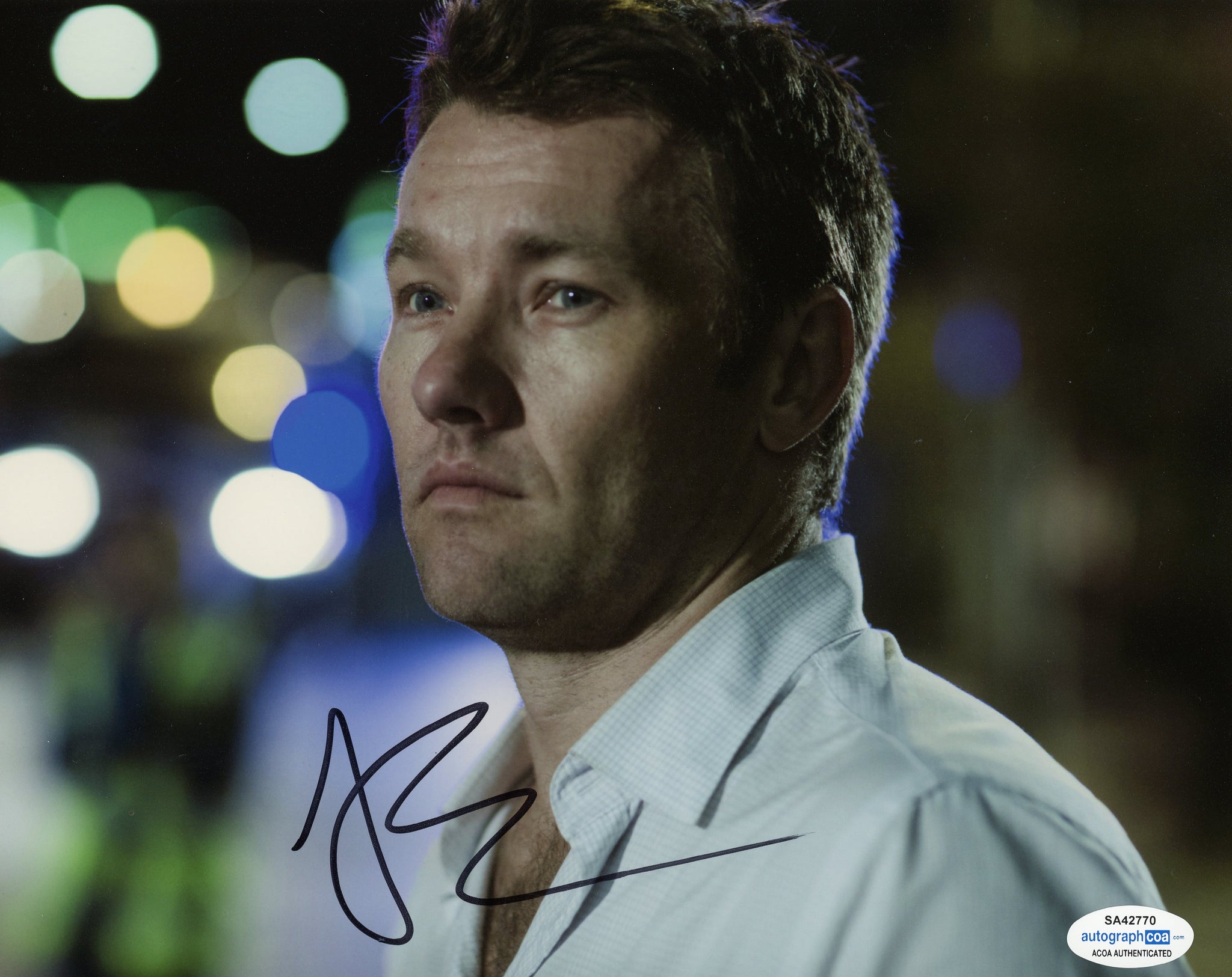 Joel Edgerton The Gift Signed Autograph 8x10 Photo ACOA Warrior Gringo #3