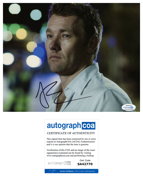 Joel Edgerton The Gift Signed Autograph 8x10 Photo ACOA Warrior Gringo #3