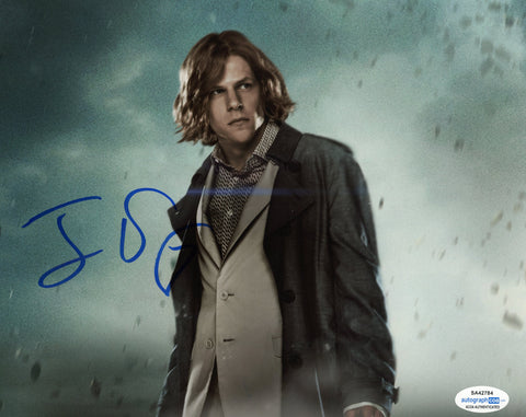 Jesse Eisenberg Batman Superman Lex Luthor Signed Autograph 8x10 Photo #12