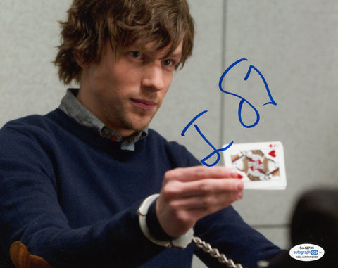 Jesse Eisenberg Now You See Me Signed Autograph 8x10 Photo #18