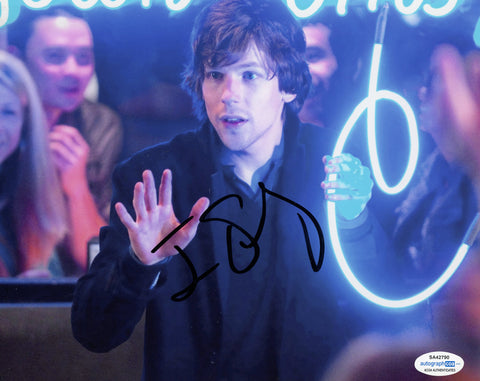 Jesse Eisenberg Now You See Me Signed Autograph 8x10 Photo #19