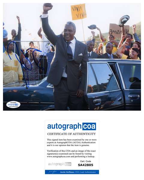 Idris Elba Mandela Signed Autograph 8x10 Photo ACOA