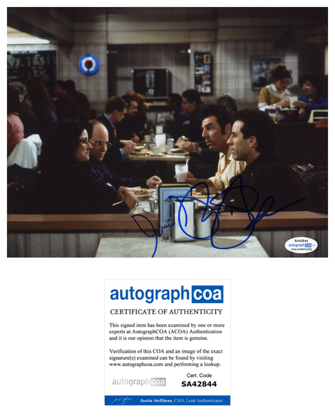 Julia Louis-Dreyfus Seinfeld Signed Autograph 8x10 Photo ACOA