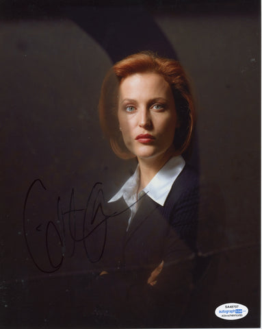 Gillian Anderson X-Files Signed Autograph 8x10 Photo - Read Description