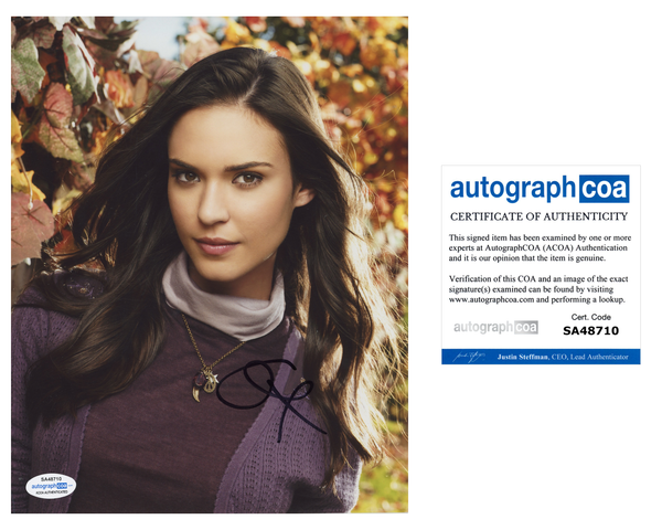 Odette Annable October Road Signed Autograph 8x10 Photo ACOA