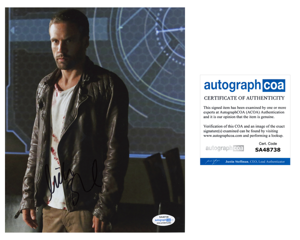 Nick Blood Agents of Shield Signed Autograph 8x10 Photo ACOA