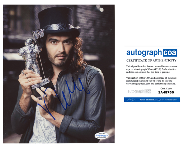 Russell Brand Forgetting Sarah Marshall Signed Autograph 8x10 Photo ACOA