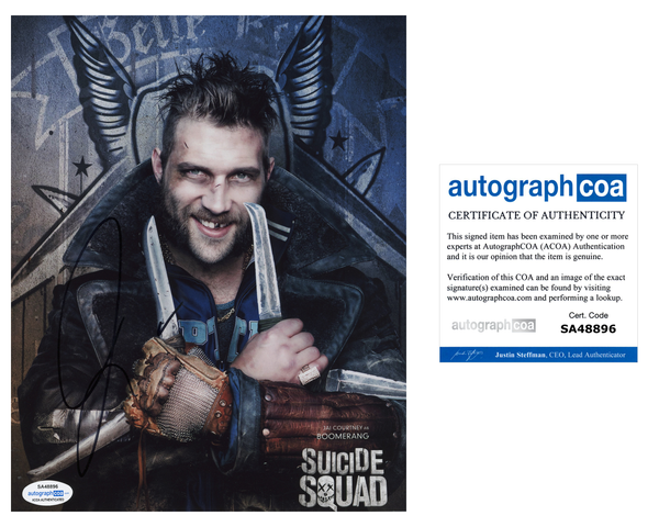 Jai Courtney Suicide Squad Signed Autograph 8x10 Photo ACOA