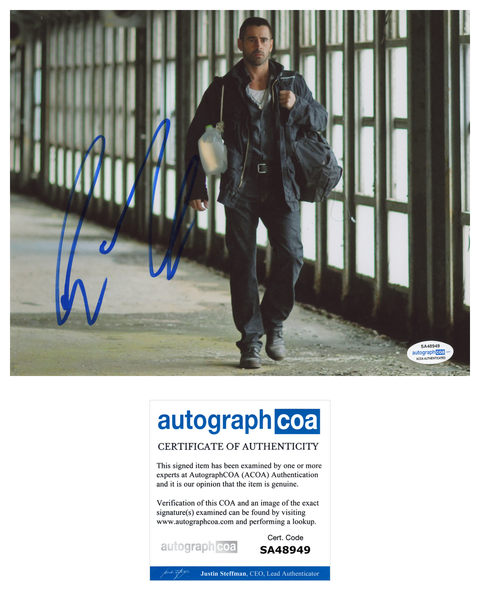 Colin Farrell Total Recall Signed Autograph 8x10 Photo ACOA