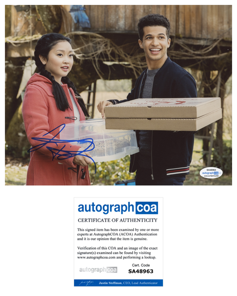 Jordan Fisher To All the Boys Work It Signed Autograph 8x10 Photo ACOA