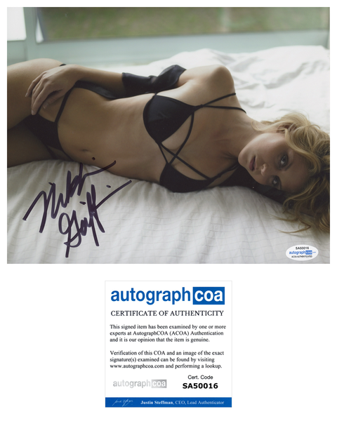 Nikki Griffin Sexy Signed Autograph 8x10 Photo ACOA