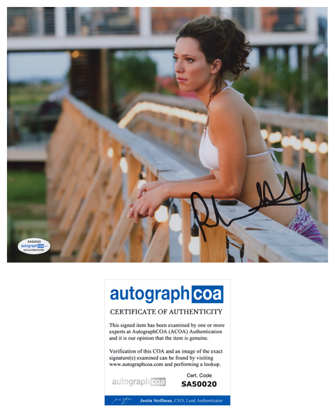 Rebecca Hall The Town Signed Autograph 8x10 Photo ACOA