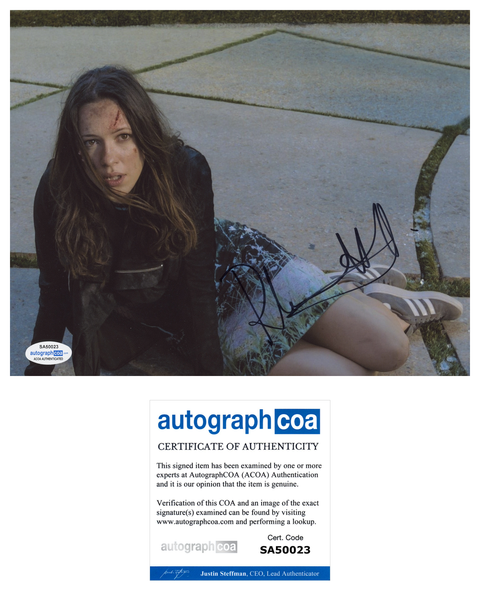 Rebecca Hall Iron Man Signed Autograph 8x10 Photo ACOA