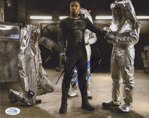 Michael B Jordan Fantastic Four Signed Autograph 8x10 Photo ACOA