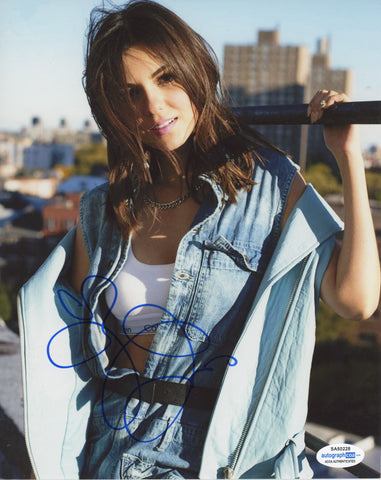 Victoria Justice Sexy Signed Autograph 8x10 Photo
