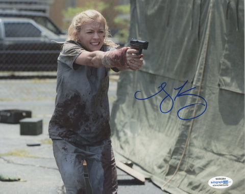 Emily Kinney Walking Dead Signed Autograph 8x10 Photo ACOA