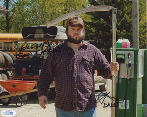 Tyler Labine Tucker and Dale Signed Autograph 8x10 Photo ACOA