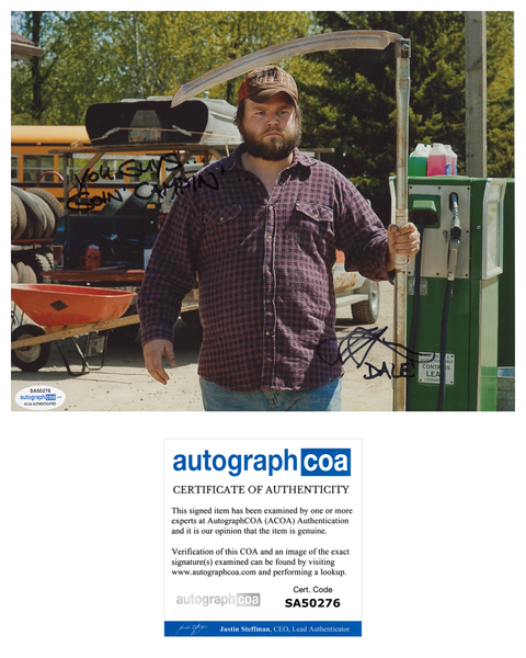 Tyler Labine Tucker and Dale Signed Autograph 8x10 Photo ACOA