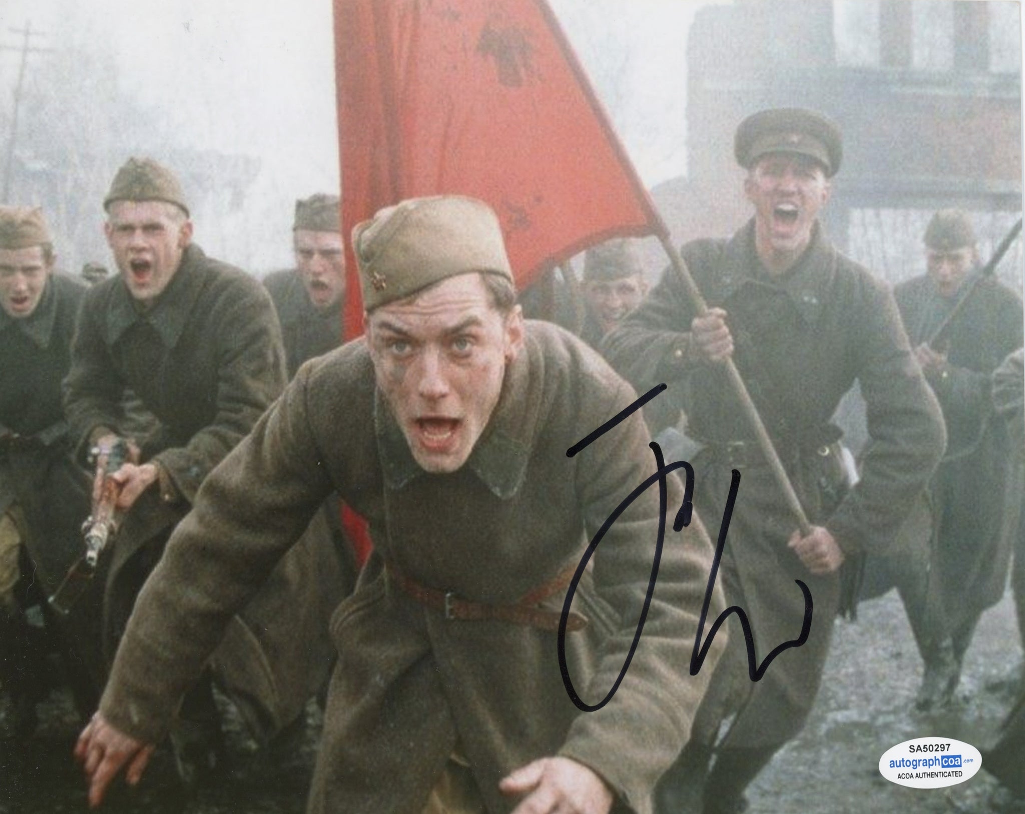 Jude Law Enemy at the Gates Signed Autograph 8x10 Photo ACOA