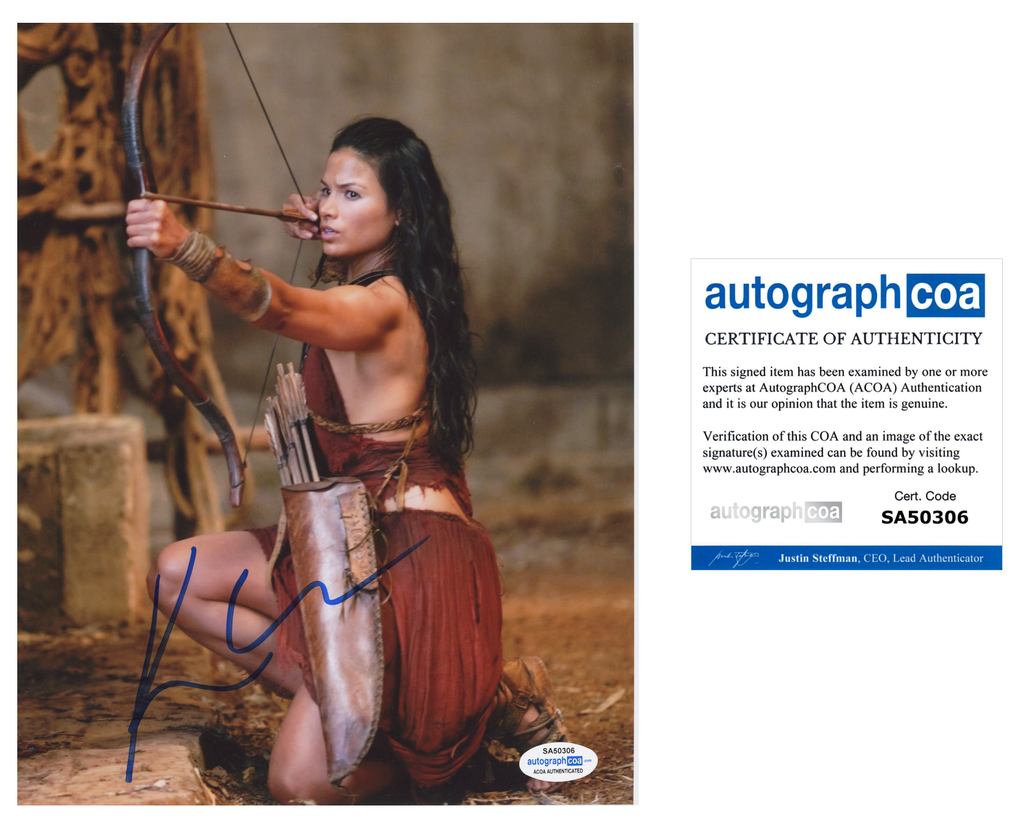 Katrina Law Spartacus Signed Autograph 8x10 Photo ACOA | Outlaw Hobbies  Authentic Autographs