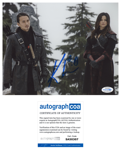 Katrina Law Arrow Signed Autograph 8x10 Photo ACOA