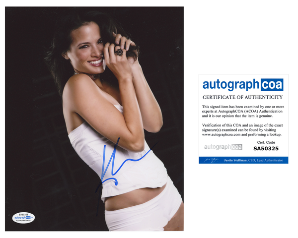 Katrina Law Arrow Signed Autograph 8x10 Photo ACOA