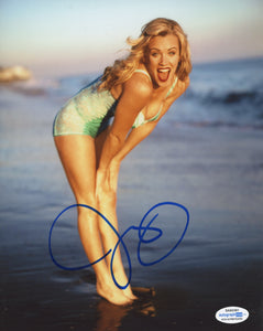 Jenny McCarthy Sexy Signed Autograph 8x10 Photo ACOA