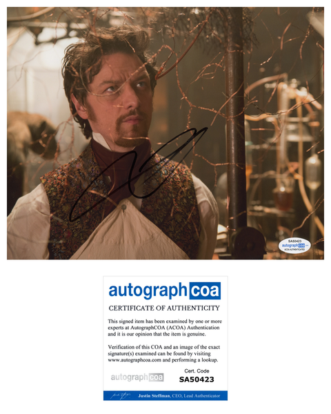 James McAvoy Frankenstein Signed Autograph 8x10 Photo ACOA