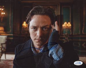 James McAvoy X-Men Signed Autograph 8x10 Photo ACOA