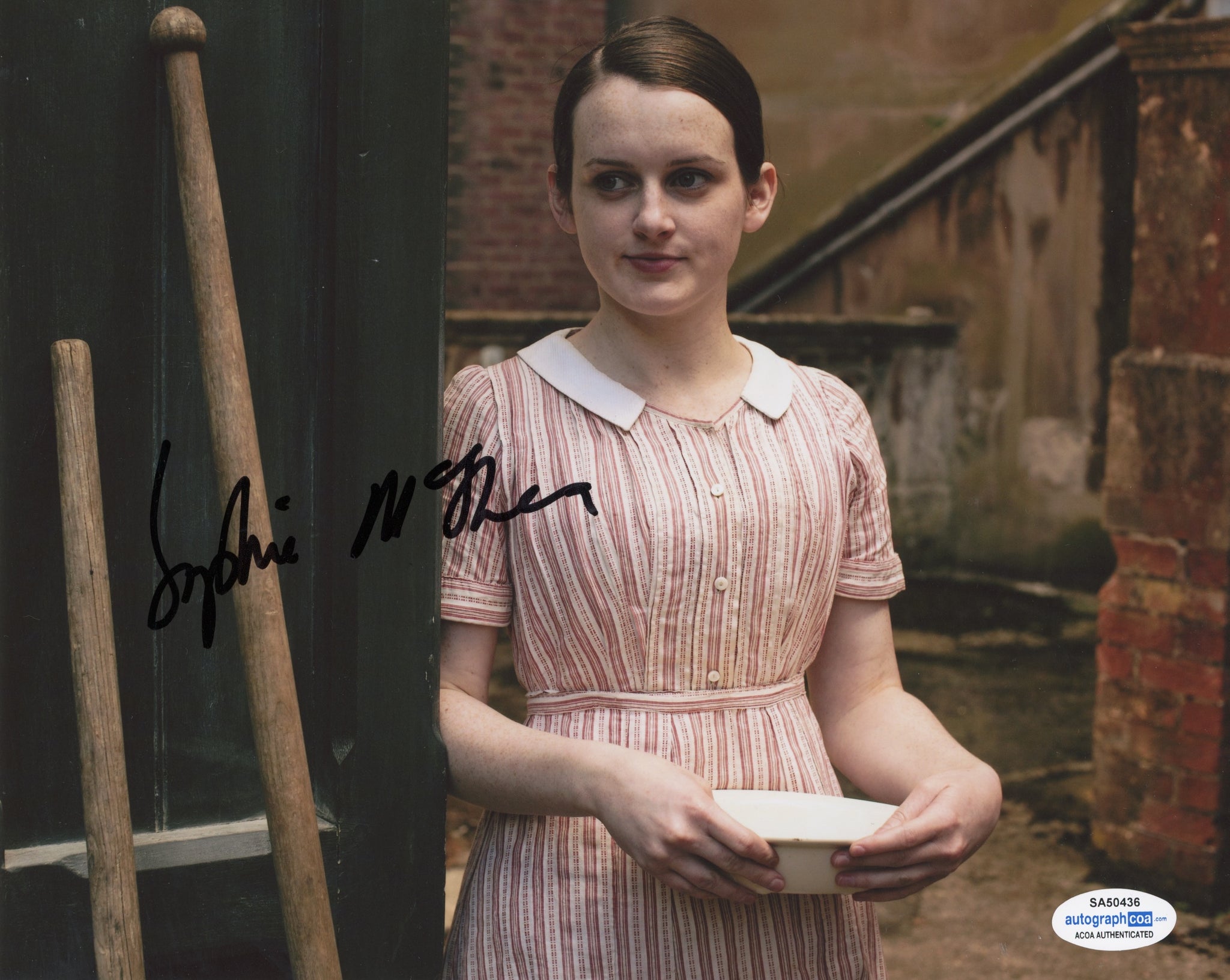 Sophie McShera Downton Abbey SIgned Autograph 8x10 Photo ACOA