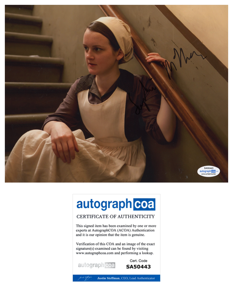 Sophie McShera Downton Abbey SIgned Autograph 8x10 Photo ACOA