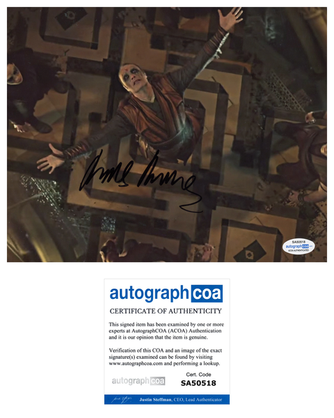Mads Mikkelsen Doctor Strange Signed Autograph 8x10 Photo ACOA