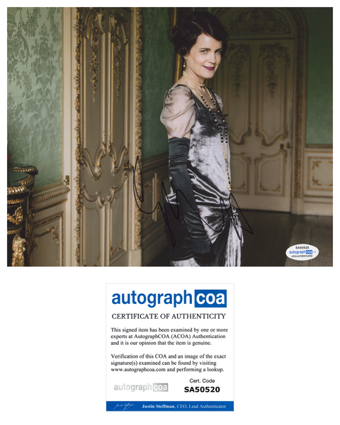 Elizabeth McGovern Downton Abbey Signed Autograph 8x10 Photo ACOA