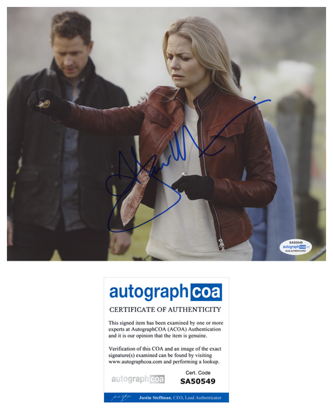 Jennifer Morrison Once Upon A Time Signed Autograph 8x10 Photo ACOA