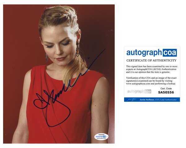 Jennifer Morrison Once Upon A Time Signed Autograph 8x10 Photo ACOA